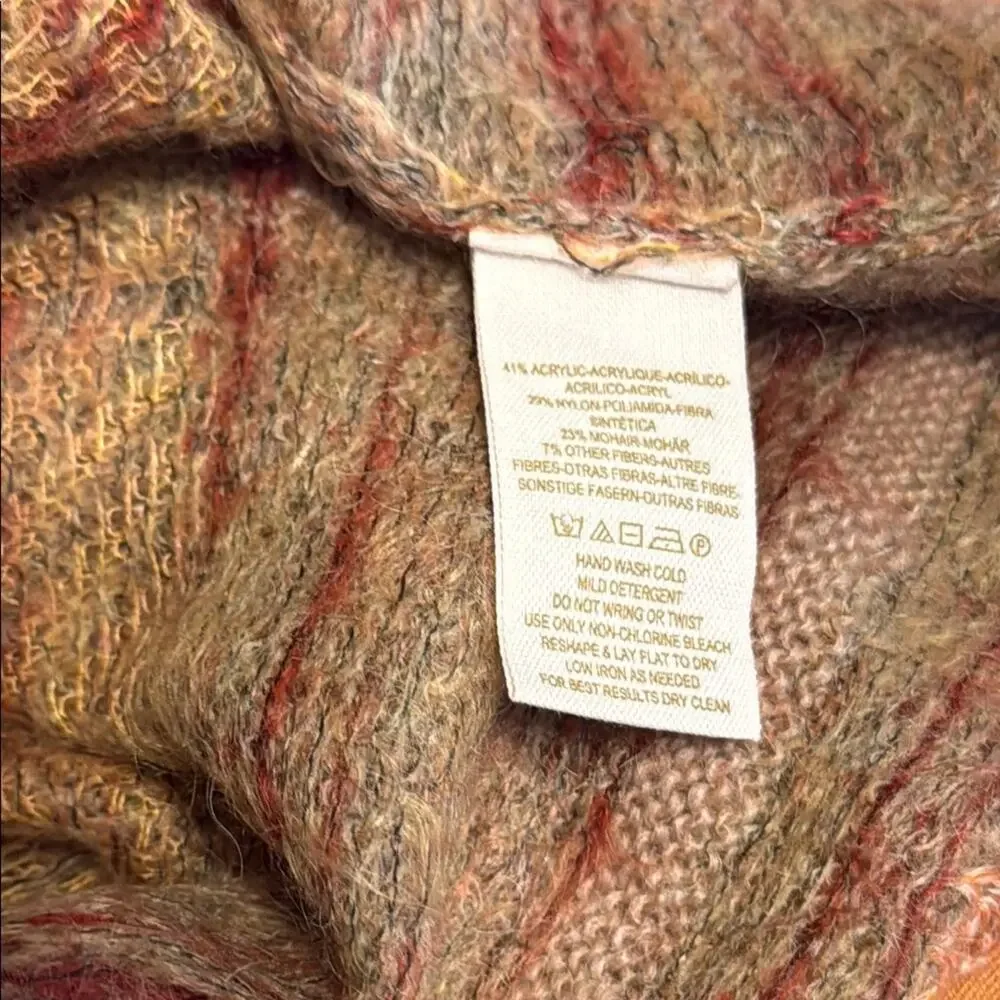 Free people morning bell crochet mohair sweater size S - Picture 3 of 10